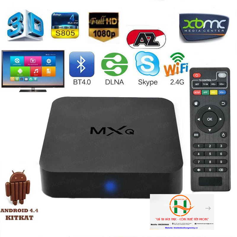 TV Box Enybox MXQ biến Tivi thường thành Smart TV thông minh