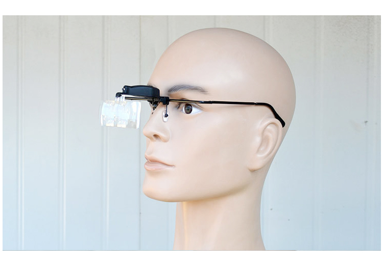 Kính lúp đeo mắt có đèn LED V3