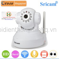 Camera IP Sricam SP005 không dây, báo động, điều khiển bằng Smart Phone