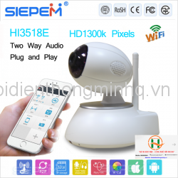 Camera IP Siepem S6315  không dây, báo động, điều khiển bằng Smart Phone