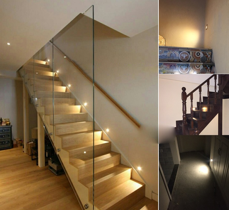 Đèn LED cảm biến gắn tường cảm biến chuyển động cho cầu thang, hành lang